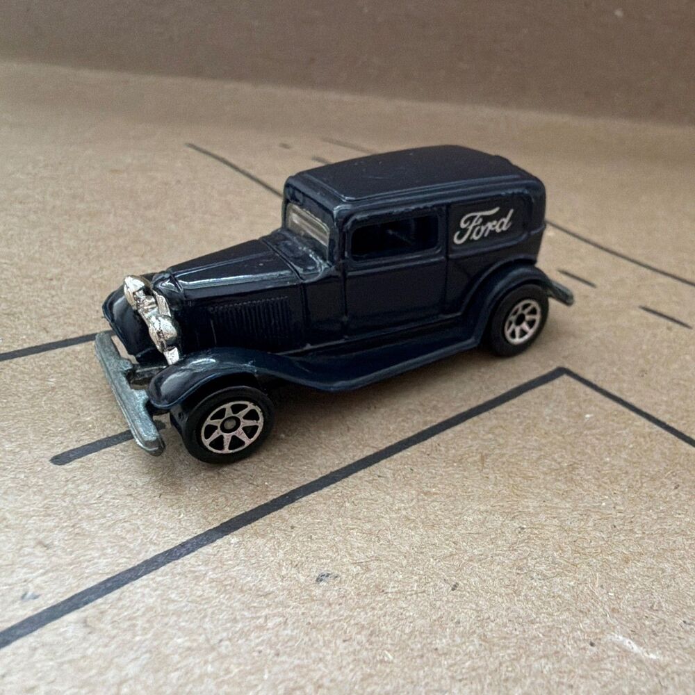 1994 FORD 5-pack Design '32 FORD SEDAN DELIVERY ☆dark blue;7sp☆Hot Wheels☆loose